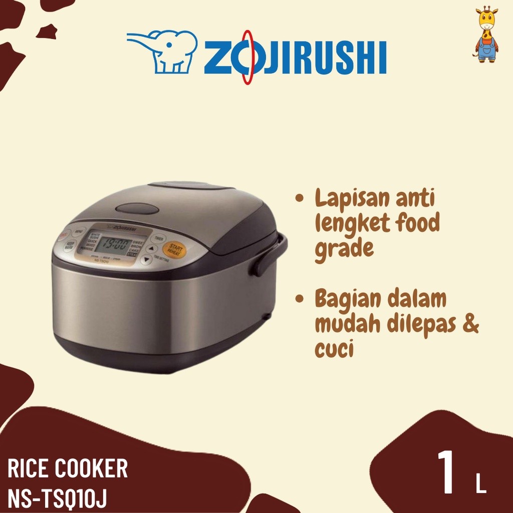 Zojirushi Rice Cooker NS TSQ10 - Rice Cooker Digital