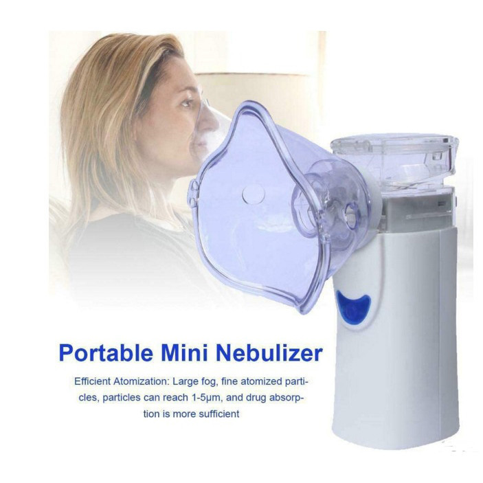 

- TaffOmicron Alat Terapi Pernapasan Handheld Nebulizer Inhaler Atomizer - UN100 -