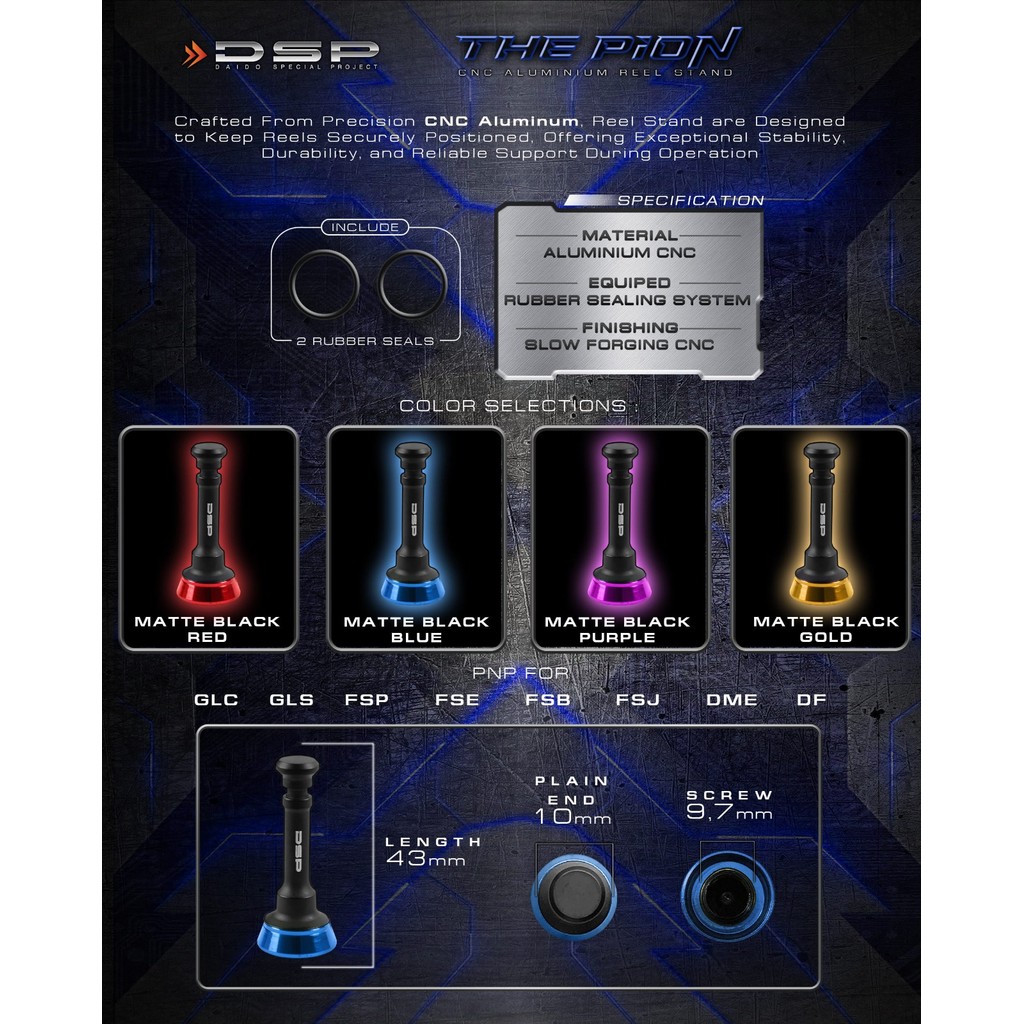 RB Daido - DSP Reel Stand The Pion - Daido Reel Stand