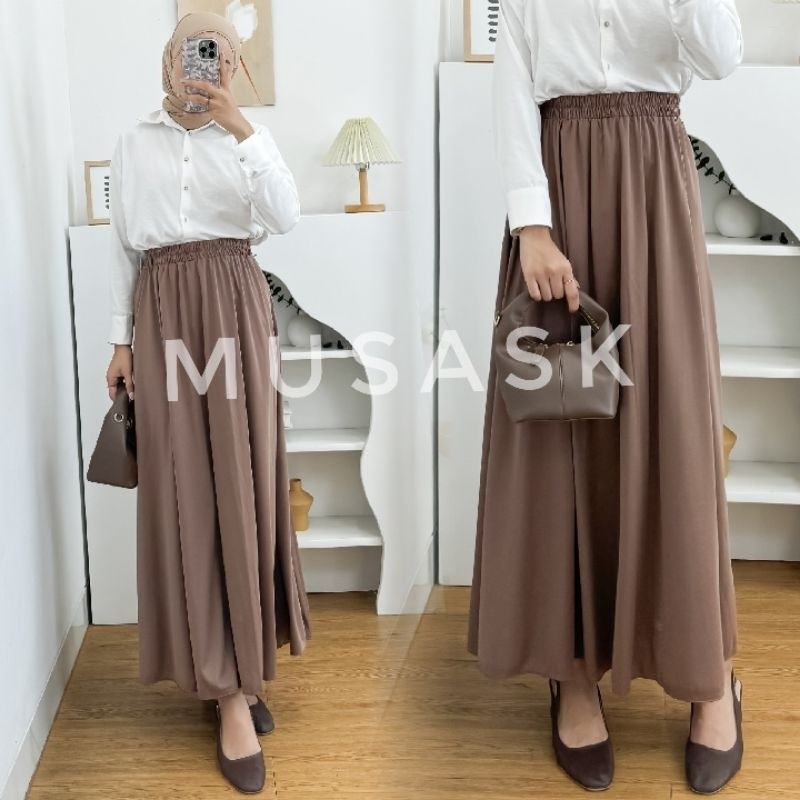 [WOW DISKON] ROK PAYUNG POLOS / FLARE SKIRT / ROK PAYUNG PANJANG / ROK POLOS PANJANG