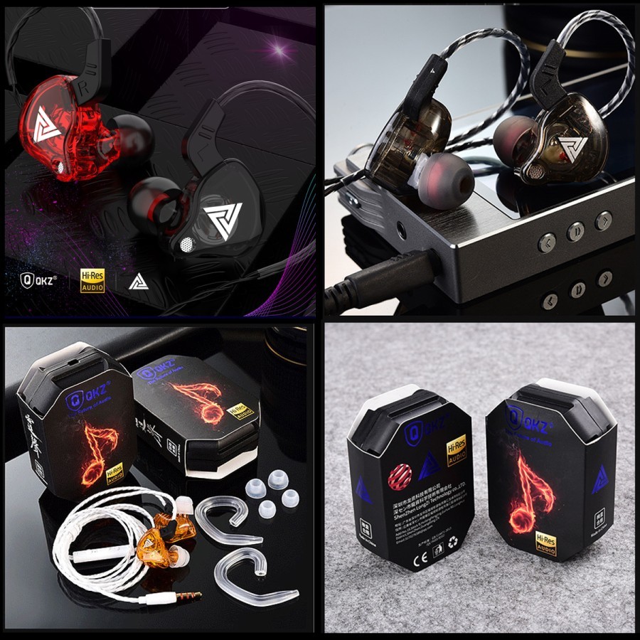 I* AK6 QKZ Earphone Gaming AK-6 Earphone QKZ AK 6 100% Original Sport Running Handsfree wih MIC + Vo