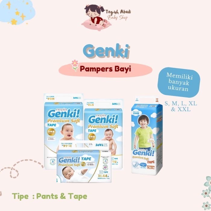 [TA] Genki Pampers PANTS Bayi / Celana Pampers M L XL XXL