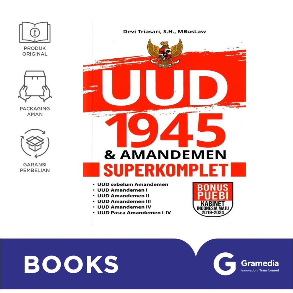 UUD 1945 & AMANDEMEN SUPERKOMPLET