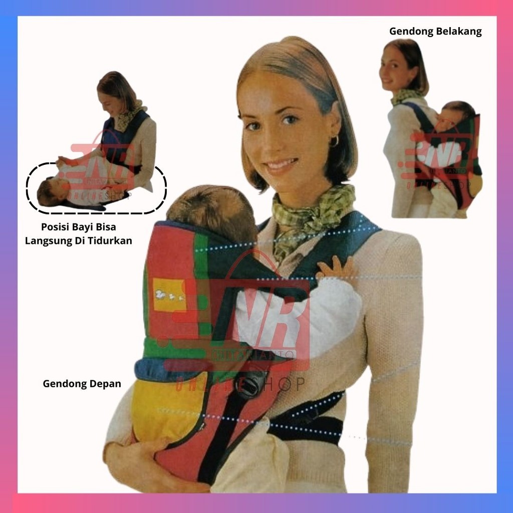 Gendongan Anak Kangguru / Gendongan Bayi Depan / Ransel Gendongan Bayi / Gendongan Bayi Belakang
