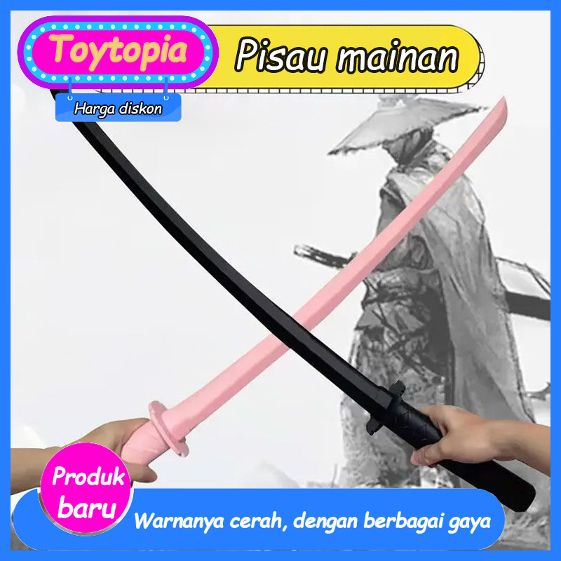 Hadiah ulang tahun Mainan Pedang Lipat Kimetsu Samurai Katana Mainan Katana