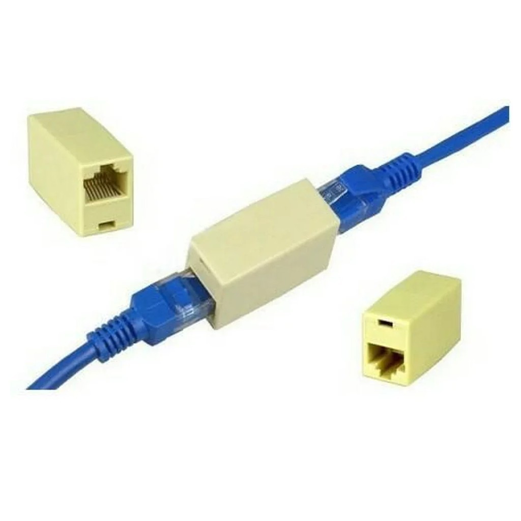 Barel rj45 Sambungan Kabel Lan  Perpanjangan Lan  Konektor LAN Cable DISTRIBUTOR ACC KOMPUTER