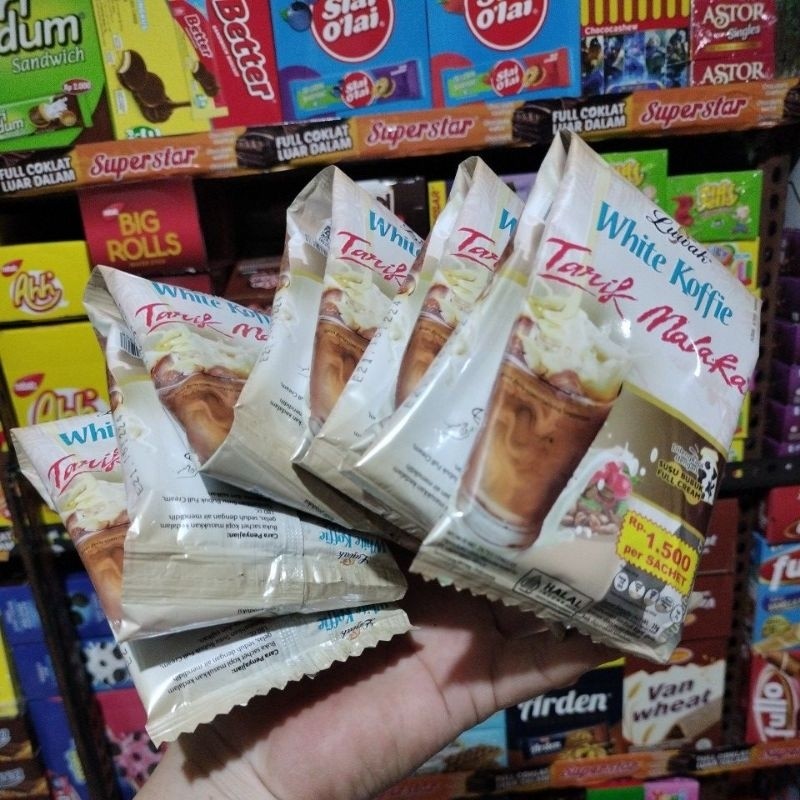 

White koffie - luwak - tarik malaka harga 10pcs@25gram