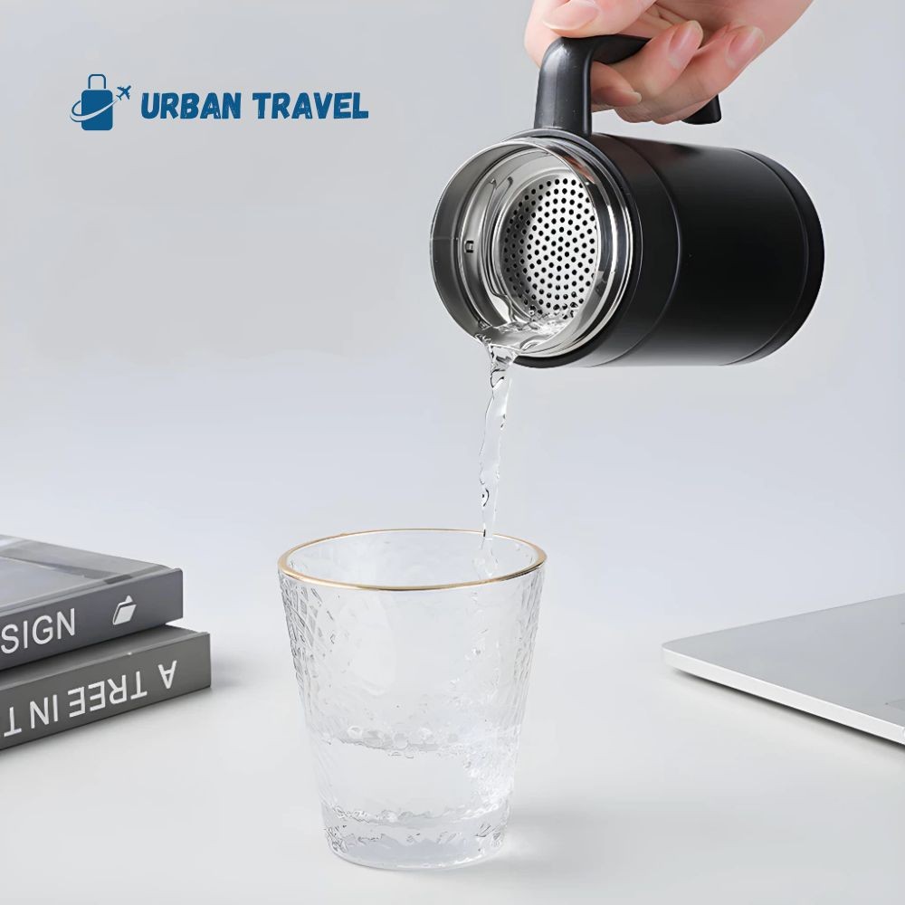 hgf Termos Mug 400ML Gelas Cangkir Stainless Premium Tahan Panas & Dingin Cocok Untuk Teh dan Kopi