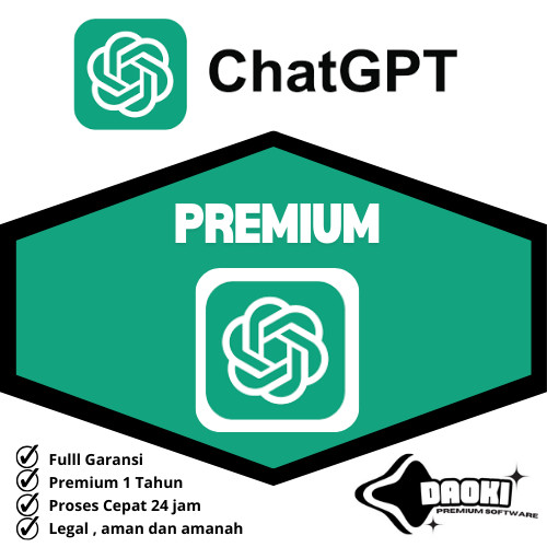 CHATGPT 4 PLUS OPEN AI PREMIUM 1 TAHUN BERGARANSI