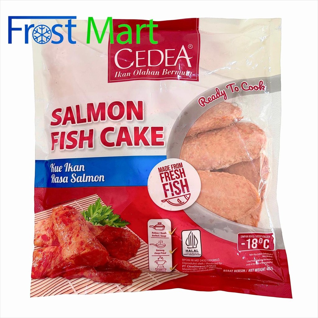 

Cedea Salmon Fish Cake 450Gr Kue Ikan Rasa Salmon