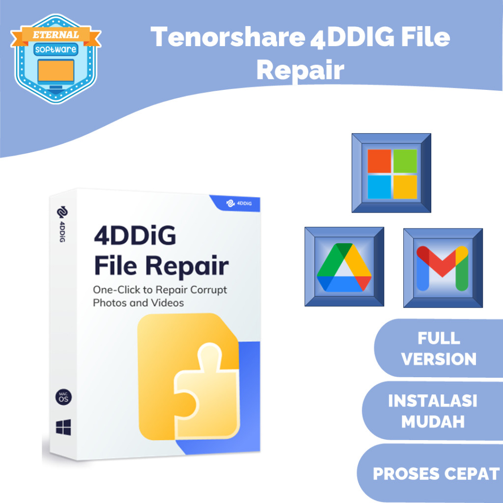Tenorshare 4DDIG File Repair Full Version Aplikasi Repair  Berbagai Jenis File Full Lisensi Lifetime