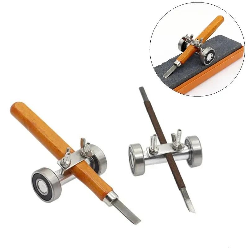 

26mm Fixed Angle Holder Hone For Sharpening Blade Woodworking Tools Knife Cutter Sharpener Chisel Sharpener Guide Tool