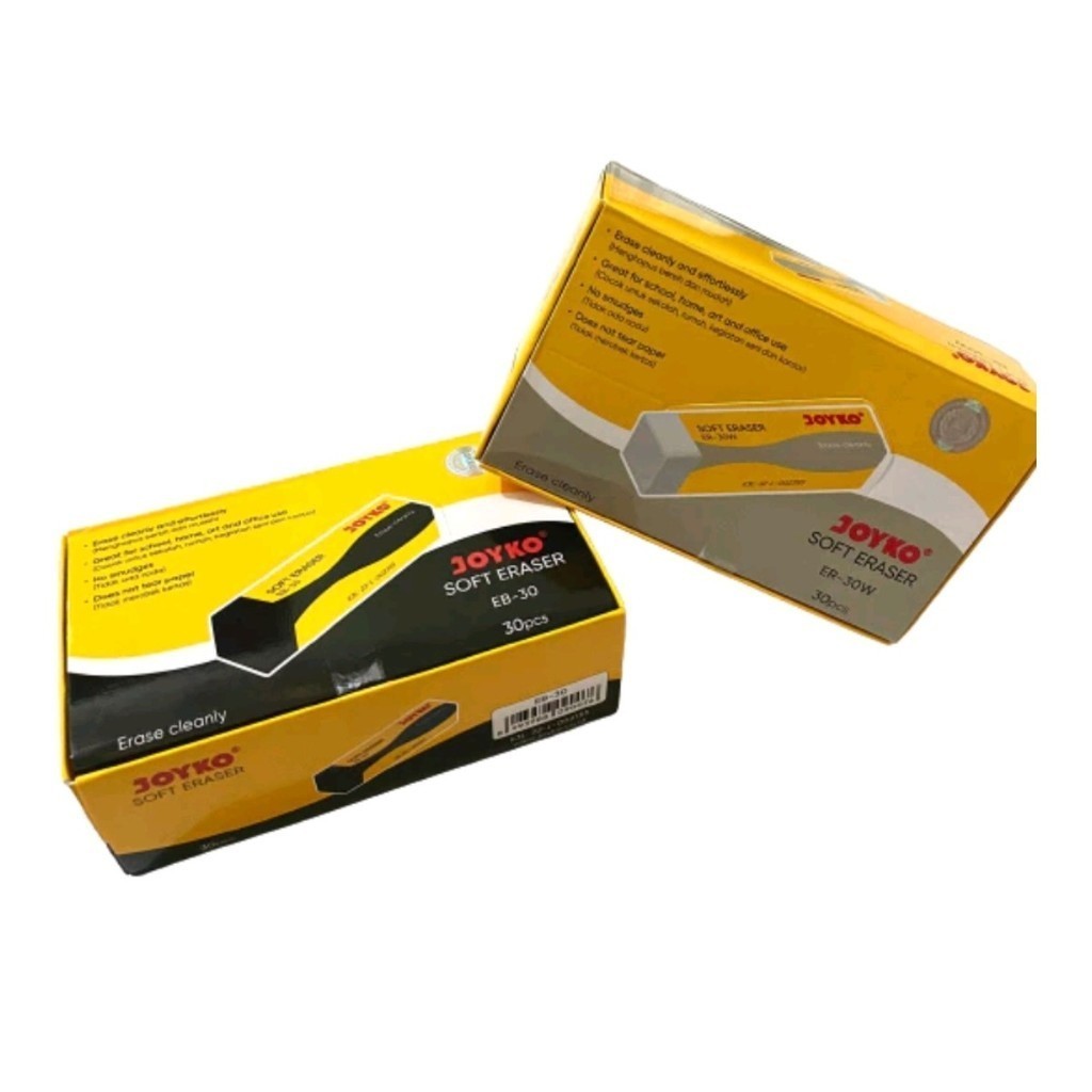 

(PACK) Penghapus Karet / Eraser Tanggung - Joyko EB-30