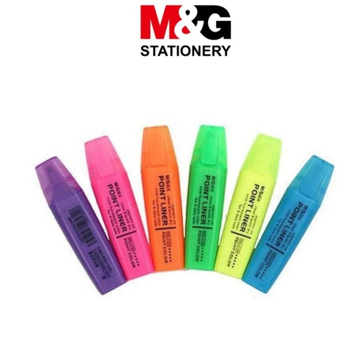 

Highlighter Point Liner M&G Flourescent Colors Penanda Tulisan AHM21572 - SATUAN - M&G, PURPLE