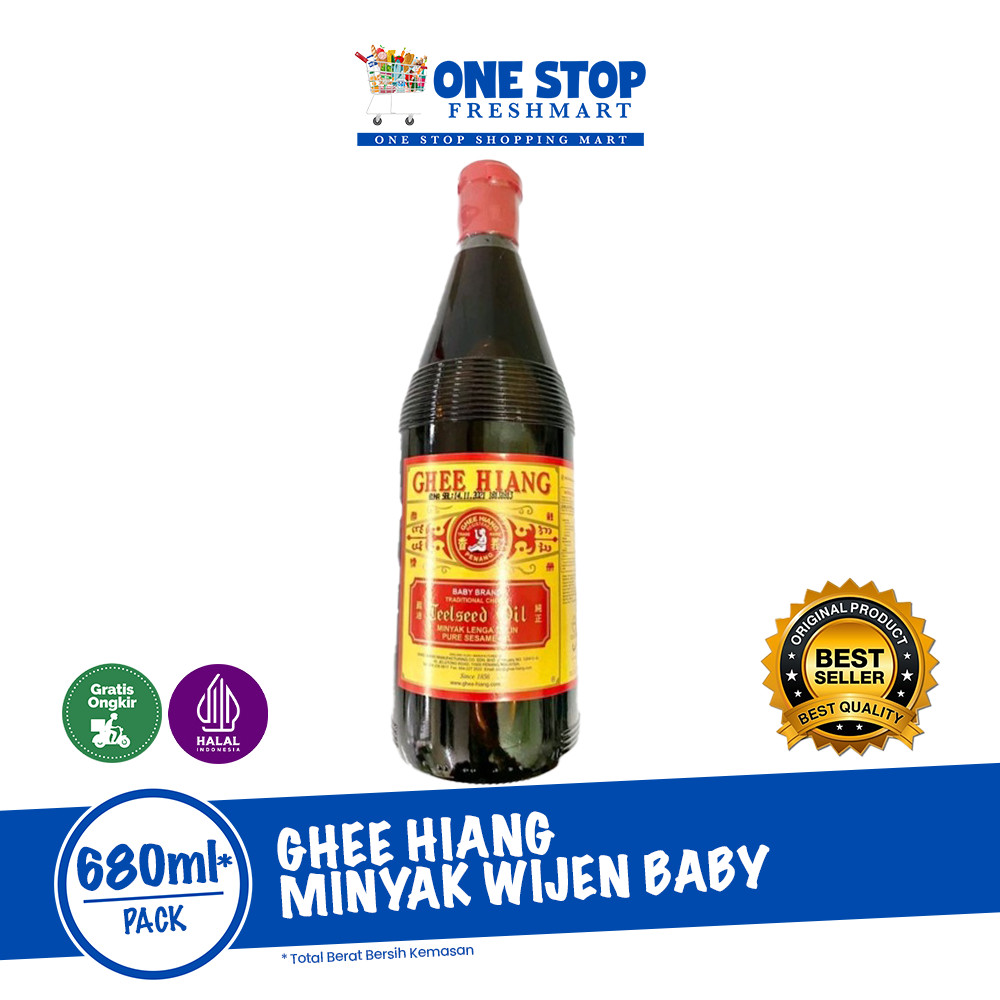 

GHEE HIANG MINYAK WIJEN BABY 680ML
