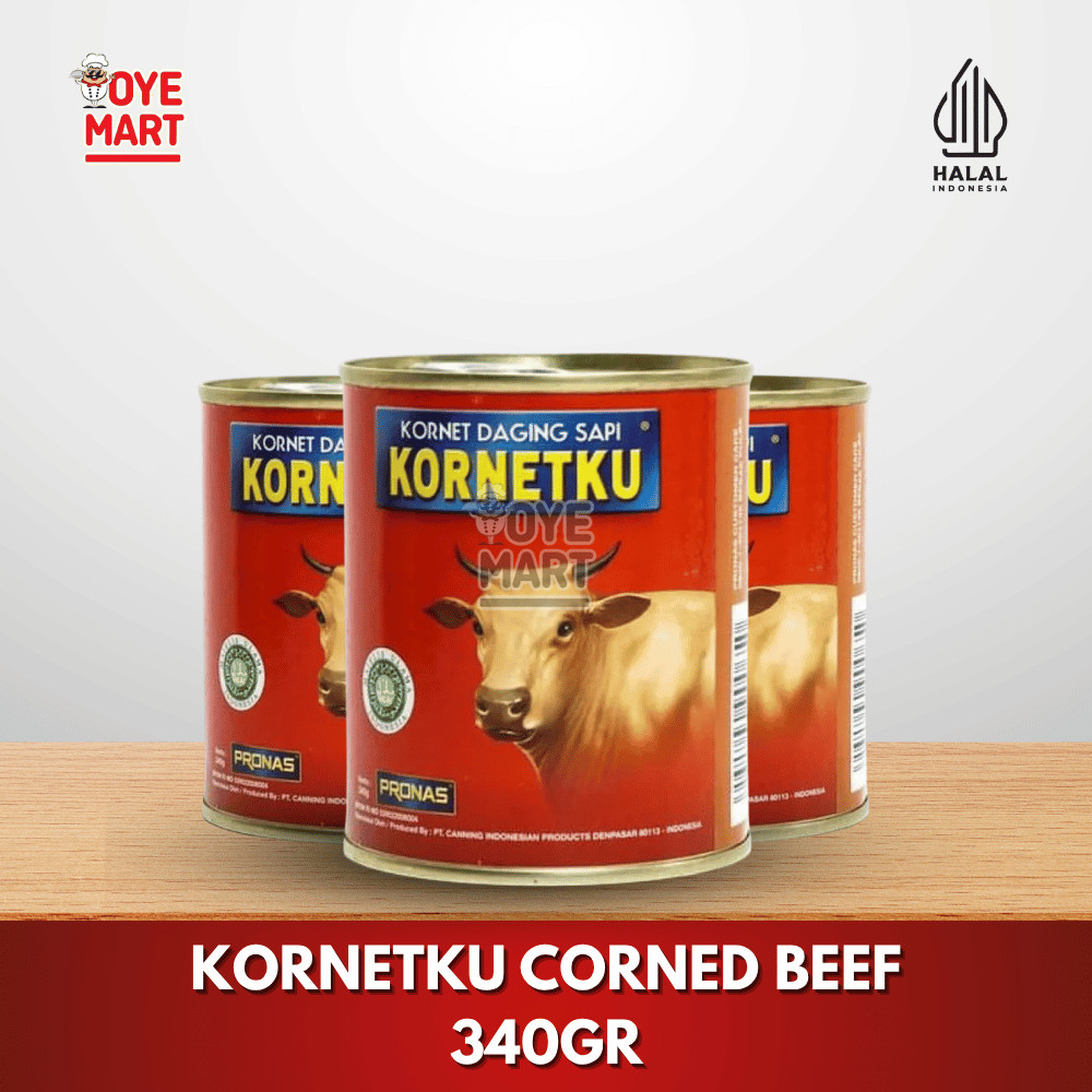

KORNETKU CORNED BEEF 340GR/KORNET DAGING SAPI