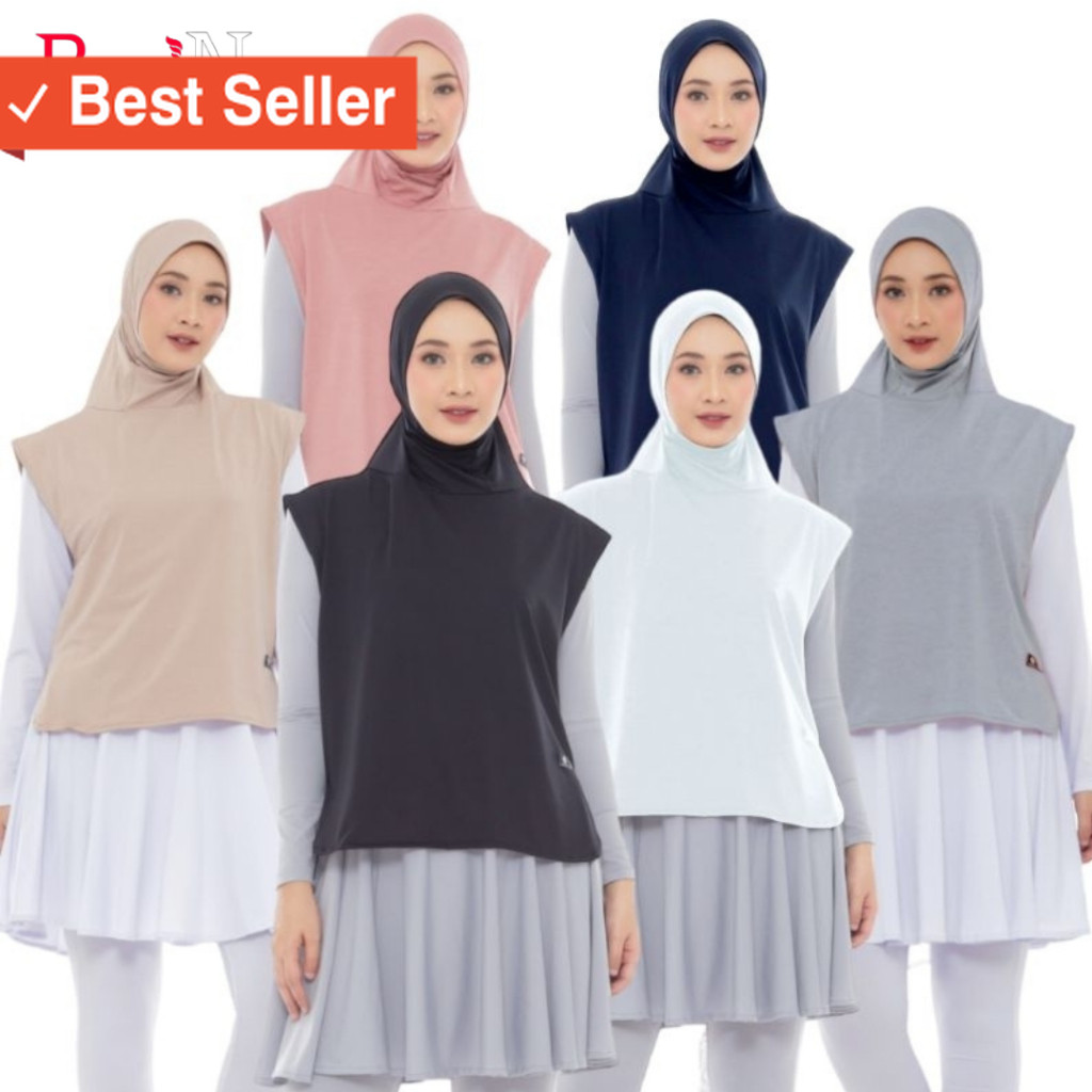 Sport Hijab Murah Vest Baju Olahraga Keren / BULLIN Hijab Rompi Instan Vest Olahraga Wanita Terbaru 