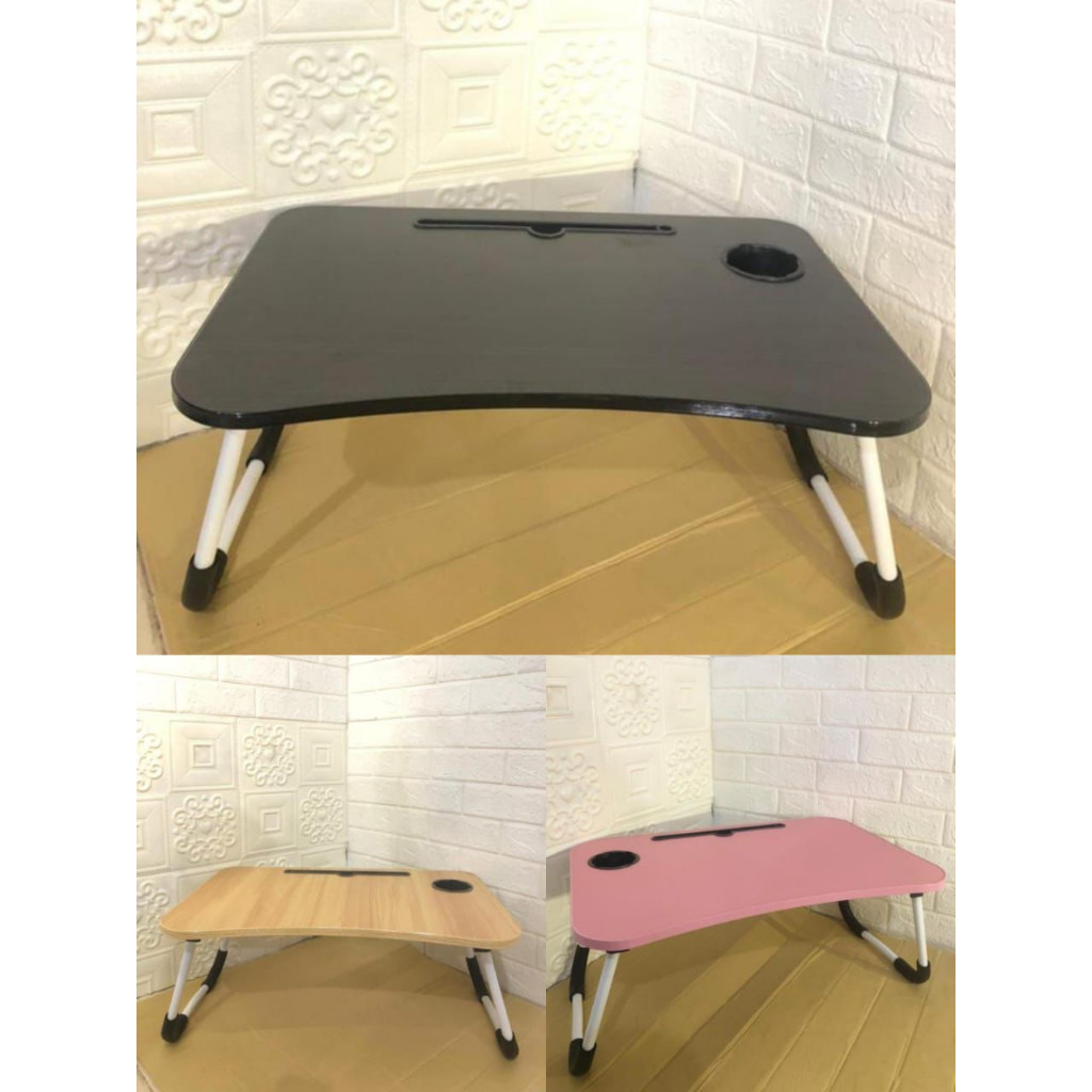 Meja Belajar Lipat Polos Kecil Besar / Meja Belajar Lipat Laptop Polos Kecil Besar