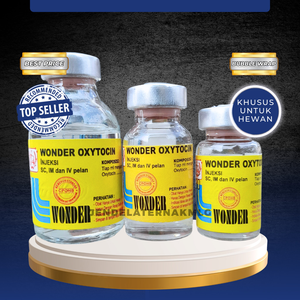 WONDER OXYTOCIN 5 ML 10 ML 20 ML – Untuk Kesehatan Hewan
