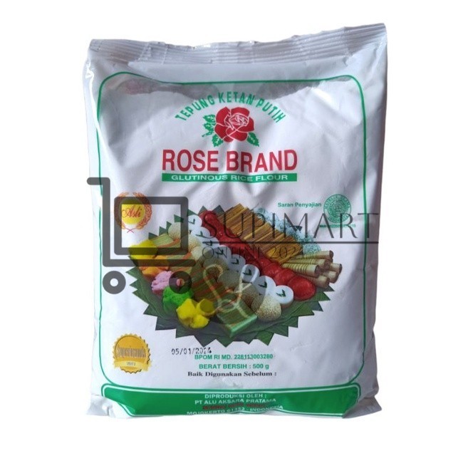 

Tepung Ketan Rose Brand 500gr / Rose Brand Tepung Ketan 500gr