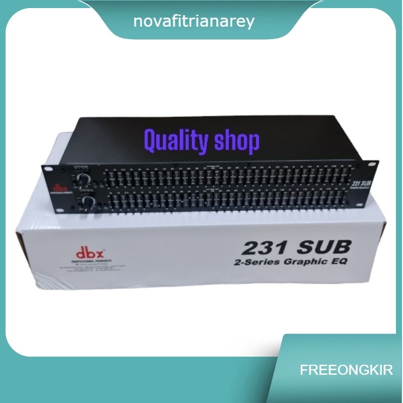 EQUALIZER SUB 231 +  SUBWOOFER