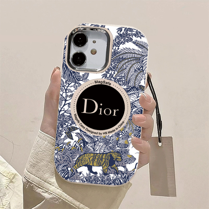 Casing ponsel Dior yang modis dan trendi cocok untuk case OPPO A18/A38 A3S/A5/A12E/C1 A52/A72/A92 A1