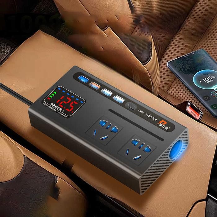 Power Inverter Dc to AC 220V 12v 24v Car Charger Mobil Converter