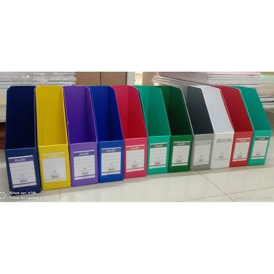 Promo Box file Bantex folio 4011 10 cm warna - Putih Terlaris