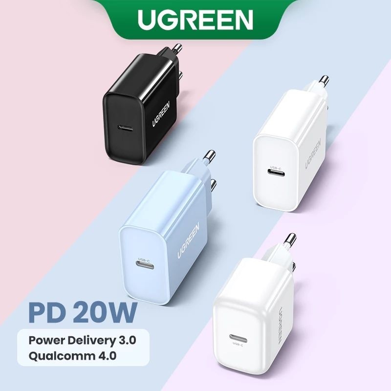 Ugreen 20W 25W 30W 33W 36W 45W 65W Type C PD Fast Charger Original