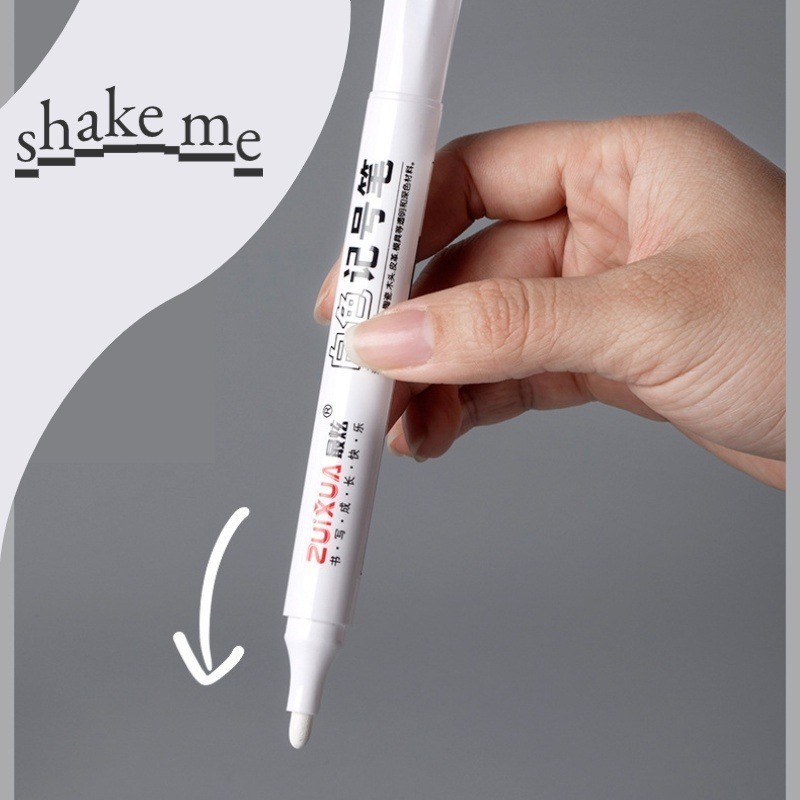 

Penanda Putih Berminyak Tidak Dihapus Dengan Cepat Mengeringkan Penanda Waterproof 2.0 Penanda Lini Pena Alat Tulis Produk Baru Perlengkapan Kantor Sekolah