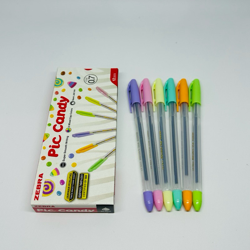 

[LW] Pulpen/Pen Hitam Zebra Pic Candy 0.7mm