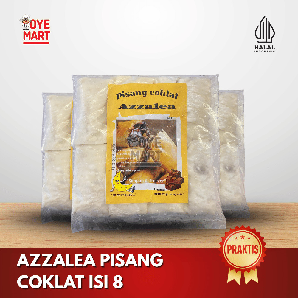 

AZZALEA PISANG COKLAT ISI 8/PISCOK LUMER