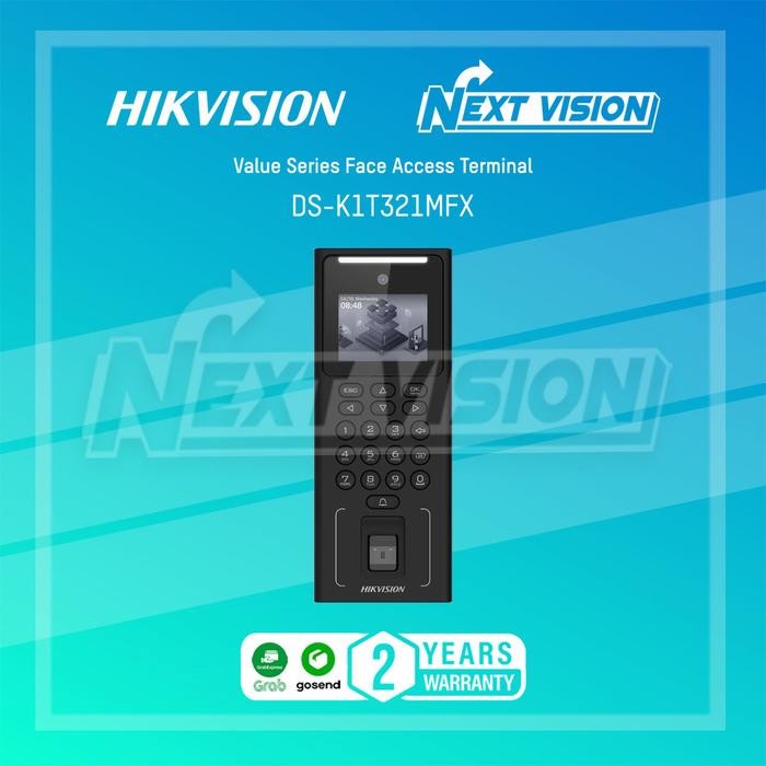 

DS-K1T321MFX - HIKVISION ACCESS CONTROL FINGERPRINT, FACE, MIFARE CARD