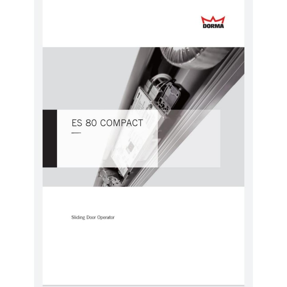 

PINTU AUTOMATIC / PINTU OTOMATIS SLIDING DORMA ES-80-DOUBLE WITH COVER