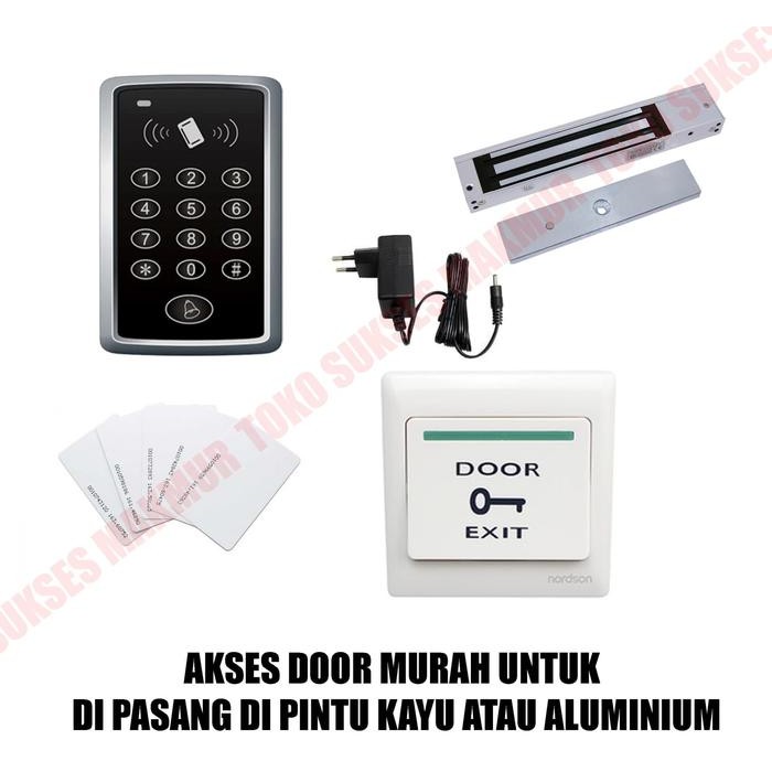 

PAKET AKSES DOOR MURAH UNTUK PINTU KAYU - PINTU ALUMUNIUM RFID