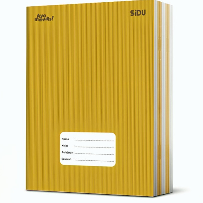 

SIDU Kraft 40Lembar Motif Sampul Buku Tulis Quarto Pendek (1Pak/10Buku)