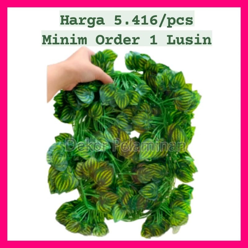 DAUN RAMBAT SULUR ARTIFICIAL GARLAN Besar (240cm) / Kecil (220cm) - JUNTAI RAMBAT HIASAN DEKORASI