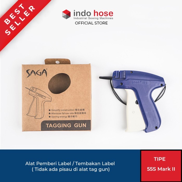 

[Best Seller] Indohose SAGA 55S Tag Gun Mark II Alat Pemberi Label / Tembakan Label