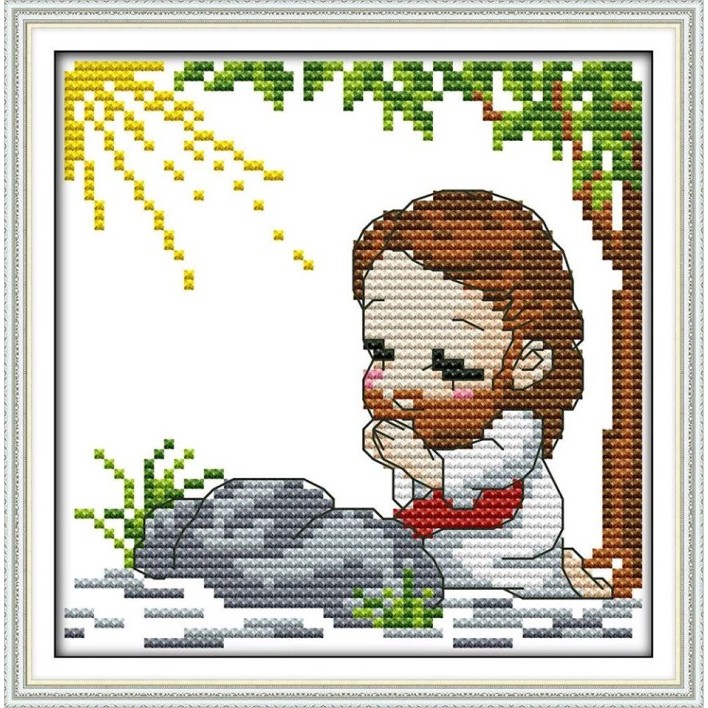 

BIG SALE -Paket Kristik/Cross Stitch Pola Di Kain C290