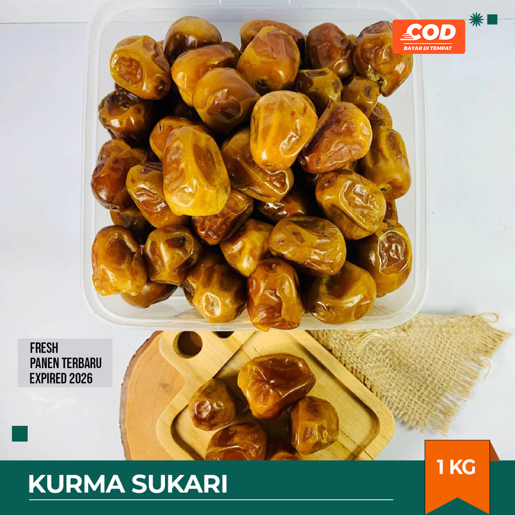 

KURMA SUKARI 1KG / KURMA SUKARI PREMIUM / KURMA RAJA SUKARI ALQOSIM