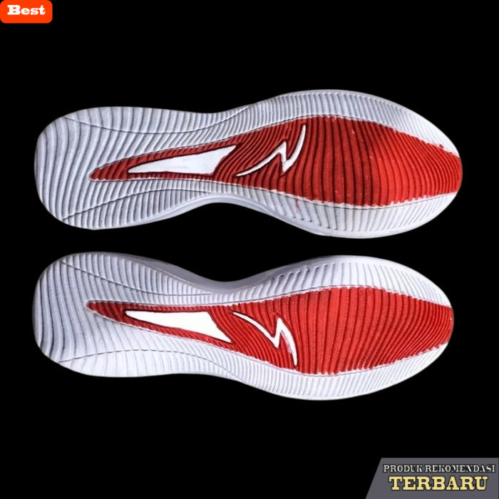 rekomendasi sepatu bola untuk kaki lebar Outsole Specs Red White Sol Sole Alas Sepatu Futsal Sepatu 