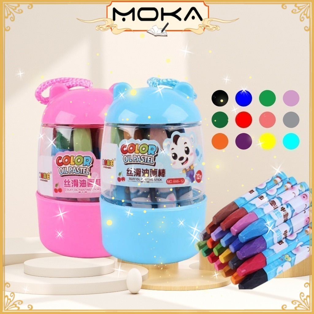 

MOKA CRAYON ANAK ISI 12 WARNA / CRAYON DESAIN BARREL YANG MUDAH DI AMBIL DAN DI TEMPATKAN MKP11A