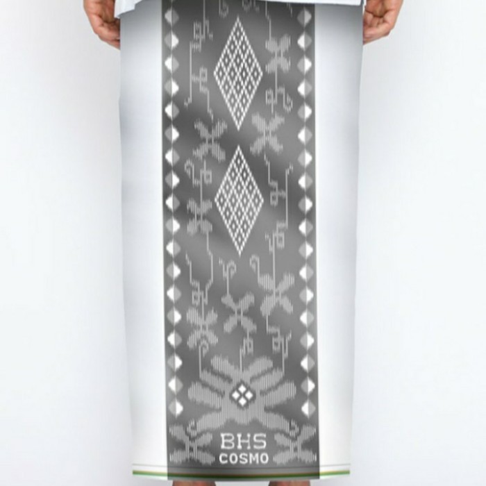 ✨LARIS✨-Sarung BHS Original Cosmo Putih Polos Adem Kualitas Premium PROMO - Putih