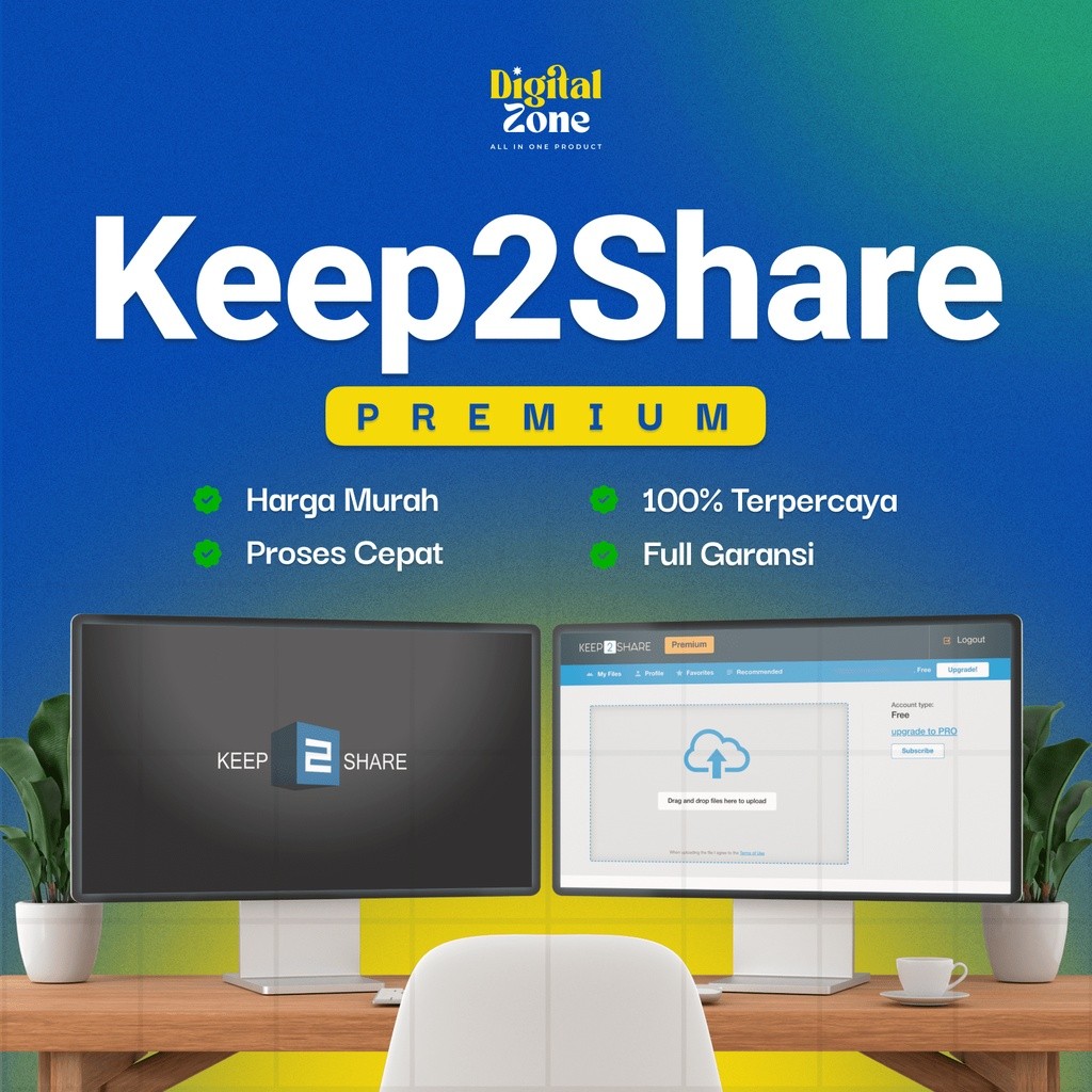 Keep2Share Premium Pro Murah & Bergaransi