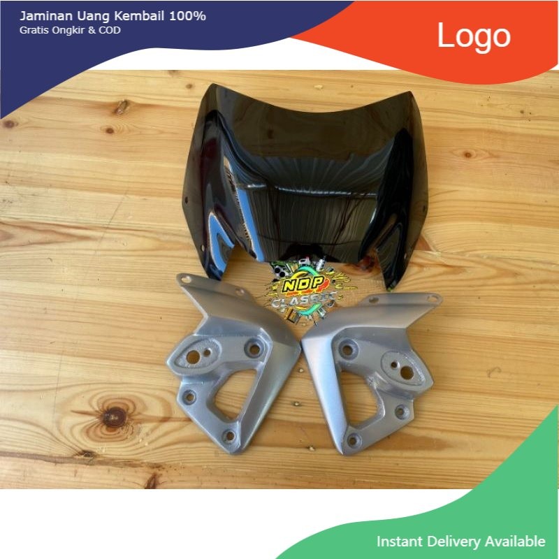 VISOR TIREV KACA VISOR TIGER REVO SET DUDUKAN BREKET LAMPU TIGER REVO TIREV PNP MEGAPRO