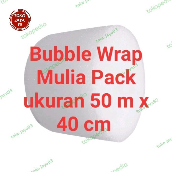 

Bubble Wrap warna bening ukuran 40 cm x 50 m merk MP