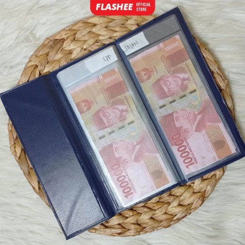 Flashee Dompet Disiplin Keuangan Polos Dompet Wallet Slot Uang Dompet Tabungan Keuangan