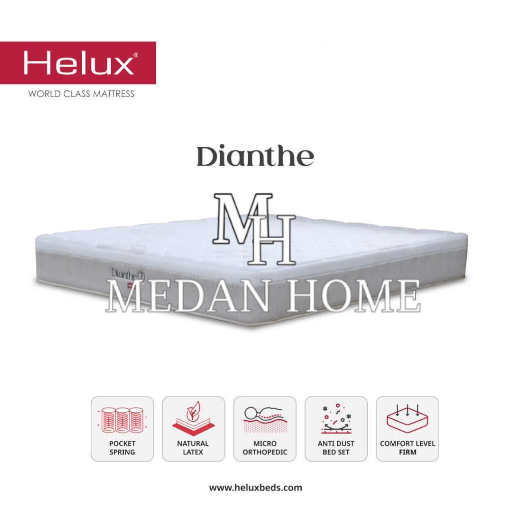 [MEDANHOME] Kasur Tempat Tidur Latex Springbed Orthopedic Helux Dianthe
