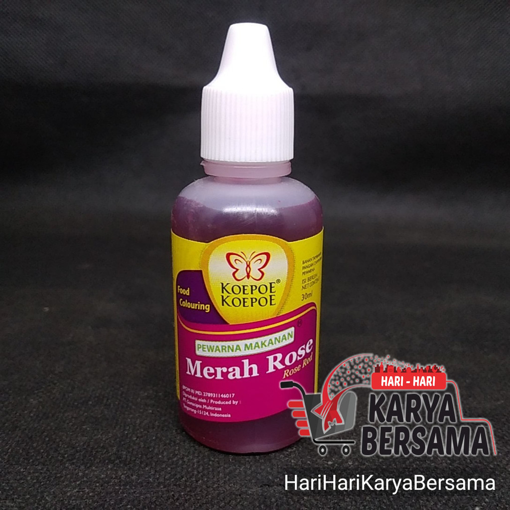 

KOEPOE KOEPOE PEWARNA MAKANAN MERAH ROSE RED 30ML