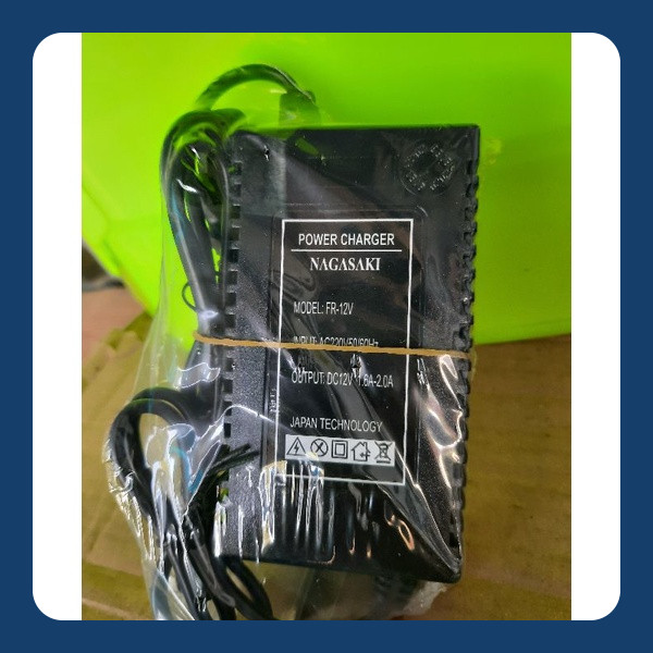 Cas tangki sprayer elektrik 12V 2A .Charger aki accu baterai elecric battery sprayer nagasaki
